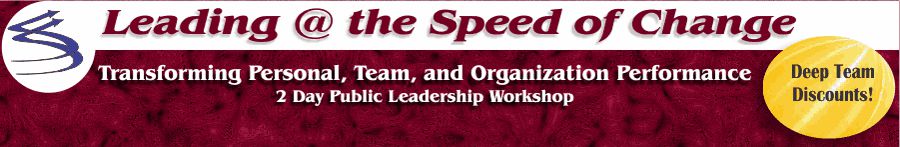 Leading@ the Speed of Change - Team Discounts - Management Workshop