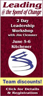 Leading @ the Speed of Change 2-day Workshop with Jim Clemmer
