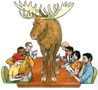 Removng the Moose on the Table